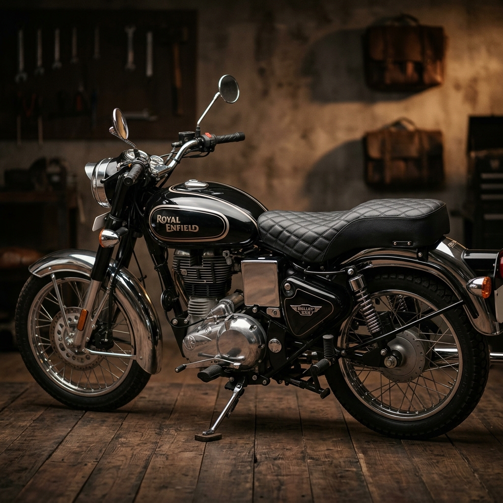Royal Enfield Bullet Custom Seat Cover